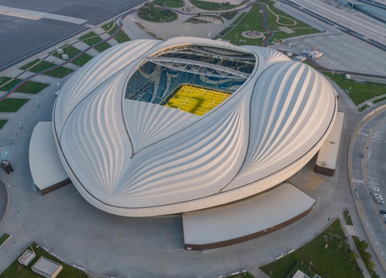 Một trong những sân vận động sẽ tổ chức World Cup 2022 tại Qatar
