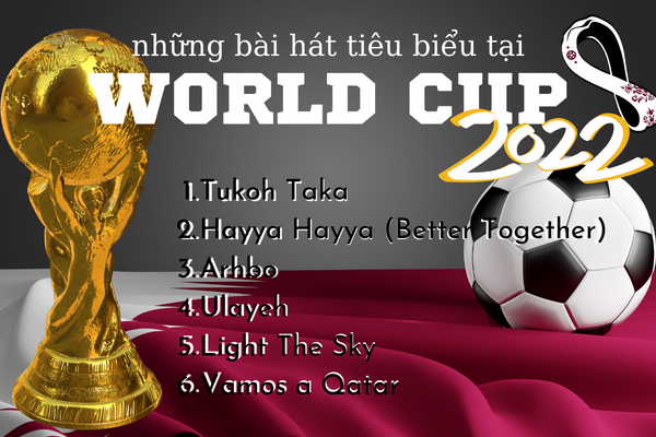 Tổng hợp các bài hát chủ để xuyên suốt mùa giải bóng đá lớn nhất toàn cầu 2022