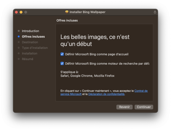 Cài Bing Wallpaper trên macOS