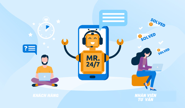 Chatbot AI có thể phục vụ khách hàng 24/7 (Nguồn: Internet)