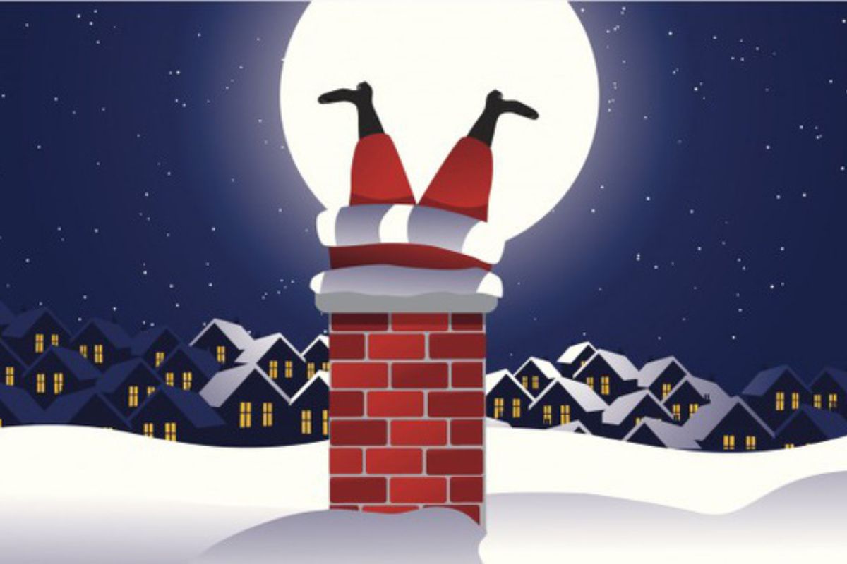 Đa số mọi người đều tin rằng ông già Noel sẽ chui vào ống khói của từng nhà để tặng quà