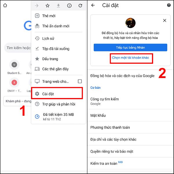 Cách tạo email mới bằng Android