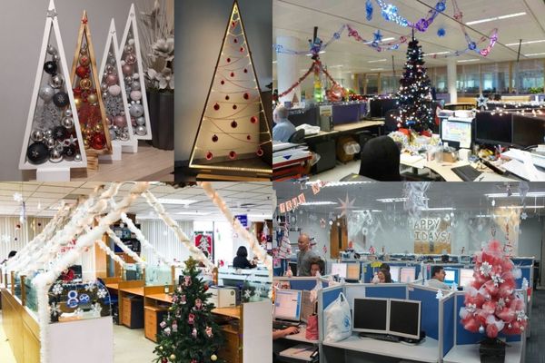  Các ý tưởng trang trí Noel cho văn phòng bằng cây thông độc đáo (Nguồn: Internet)