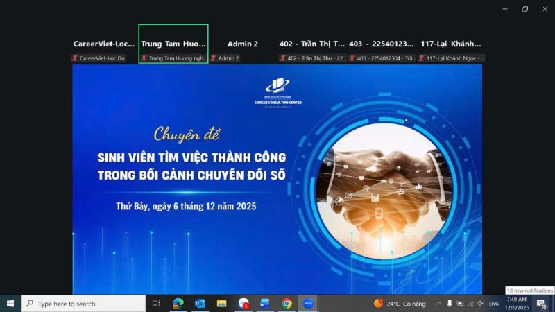 Khai mạc chuyên đề online