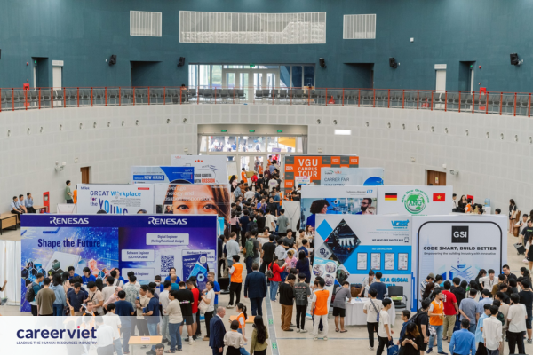 Thành công vang dội của Career Fair and Industry Exploration Day 2024 tại Trường Đại học Việt Đức (VGU)