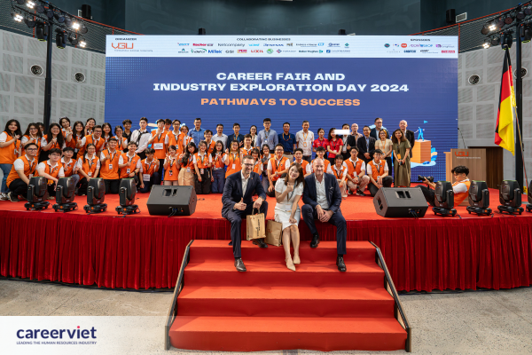 Thành công vang dội của Career Fair and Industry Exploration Day 2024 tại Trường Đại học Việt Đức (VGU)