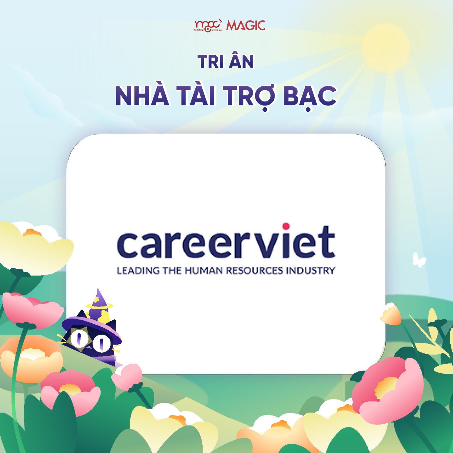 CareerViet - Nhà tài trợ Bạc của dự án