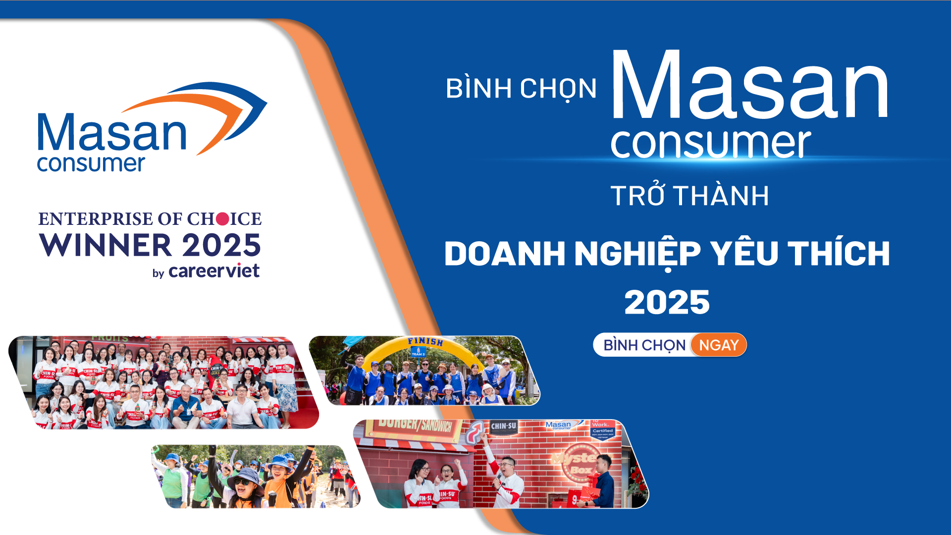 Bình chọn cho Masan Consumer trở thành “Doanh nghiệp yêu thích 2025”