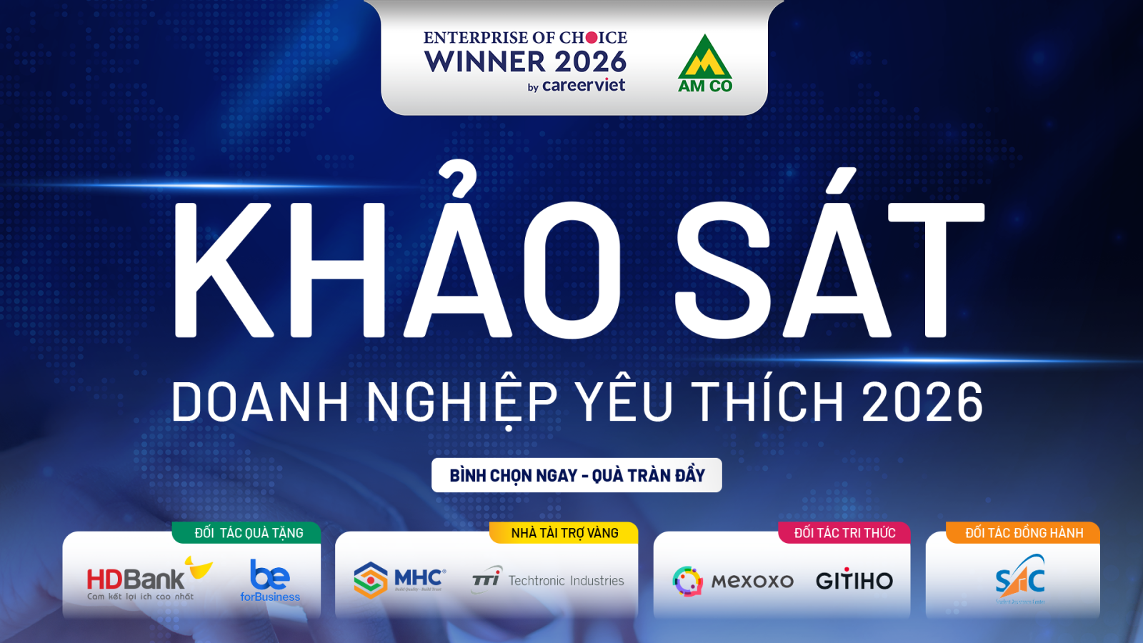 Khảo sát doanh nghiệp yêu thích 2026 chính thức khởi động