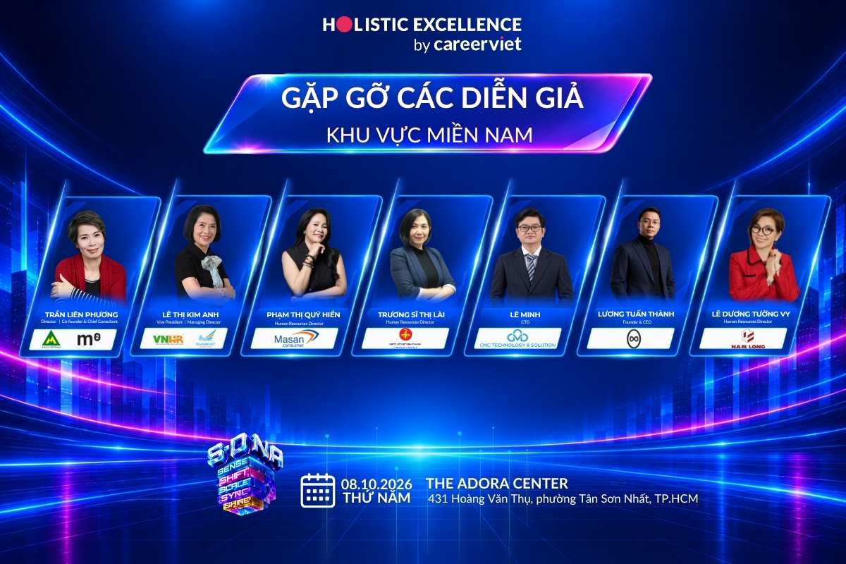 7 diễn giả quyền lực sẽ xuất hiện tại Hội thảo Holistic Excellence S-DNA 2026