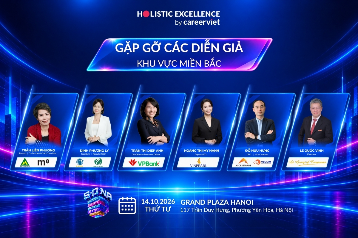 6 diễn giả sẽ xuất hiện tại Holistic Excellence S-DNA 2026 – Hà Nội