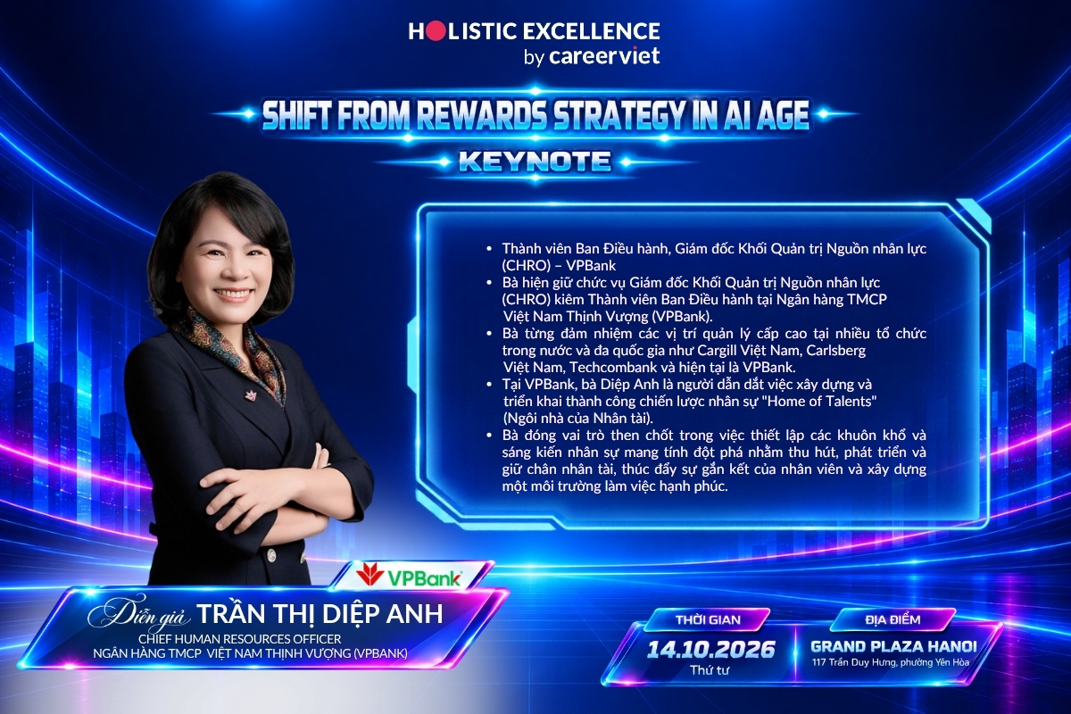 Diễn giả Trần Thị Diệp Anh – EXCO Member, Chief Human Resources Officer, VPBank