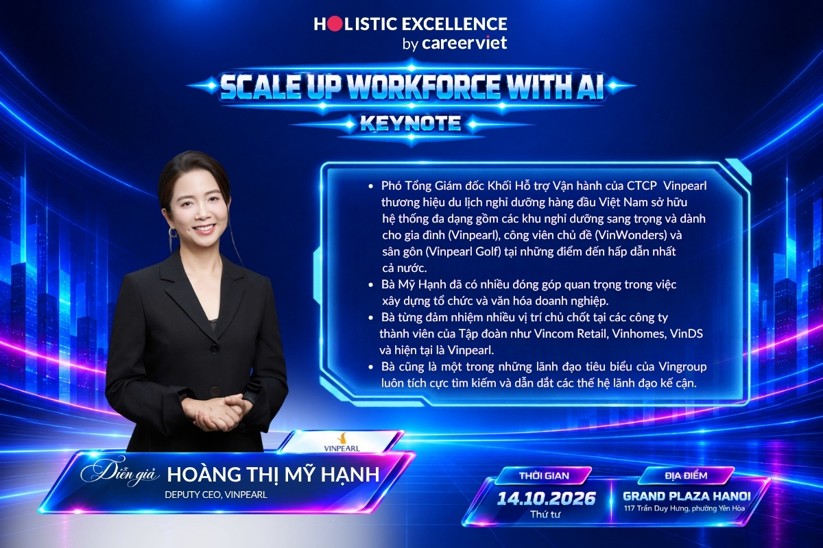 Diễn giả Hoàng Thị Mỹ Hạnh – Deputy CEO, Vinpearl
