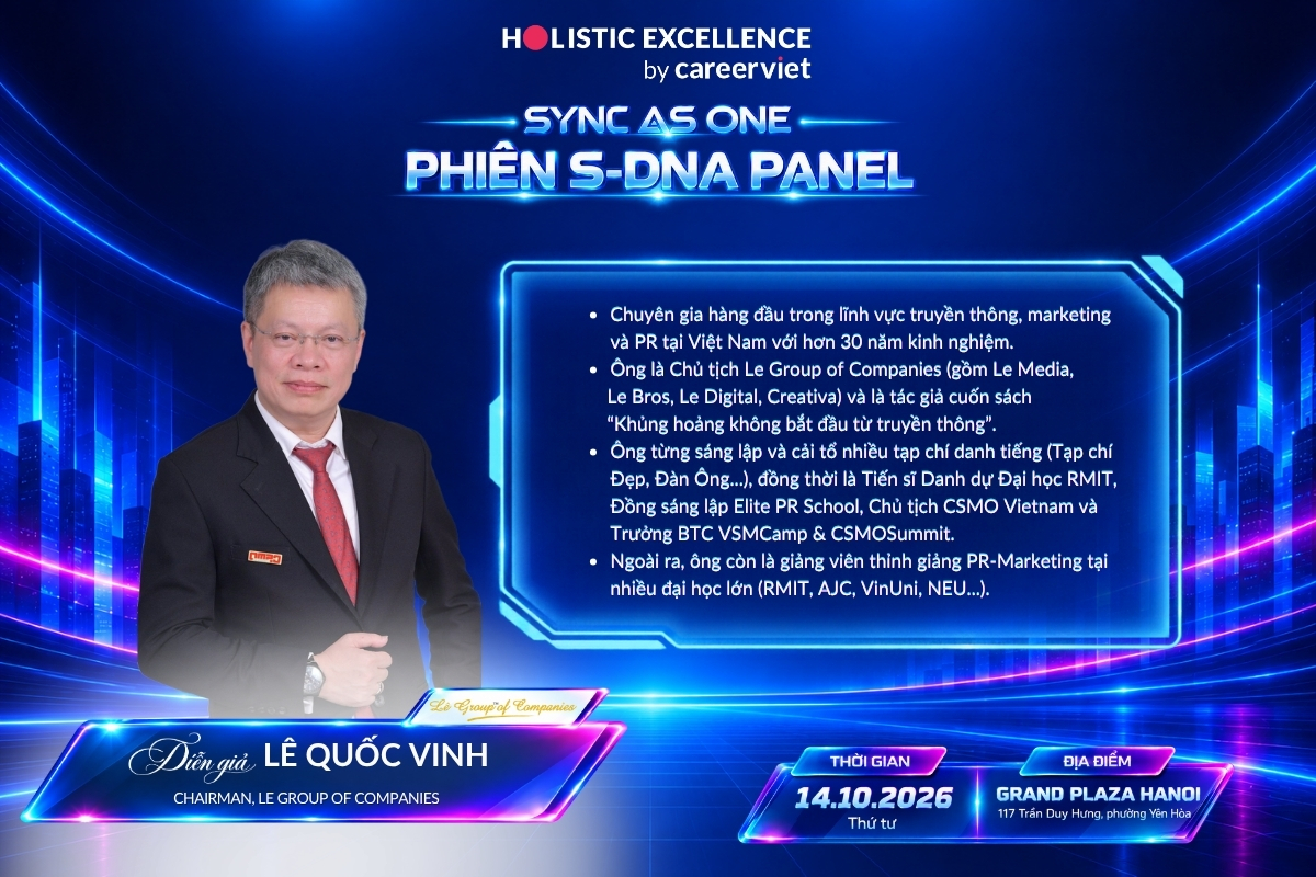 Diễn giả Lê Quốc Vinh – Chairman, Le Group of Companies