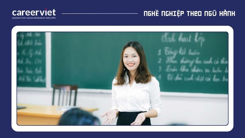 Người mệnh Thủy thường có khả năng giao tiếp tốt, linh hoạt và sáng tạo, vì vậy nghề giáo viên là một lựa chọn tuyệt vời.