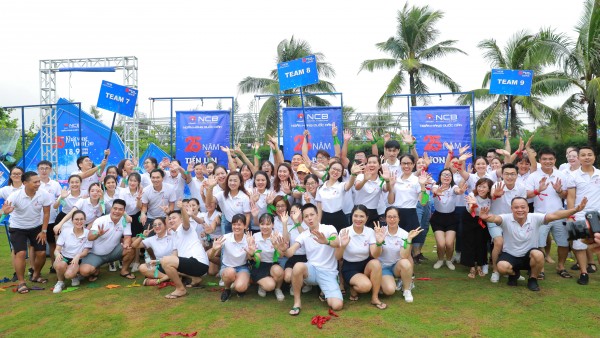 NCB thường tổ chức các hoạt động teambuilding gắn kết tập thể bền chặt hơn 