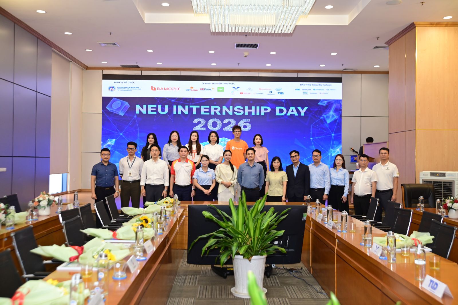 NEU Internship Day 2026 diễn ra thành công rực rỡ. Nguồn: NEU