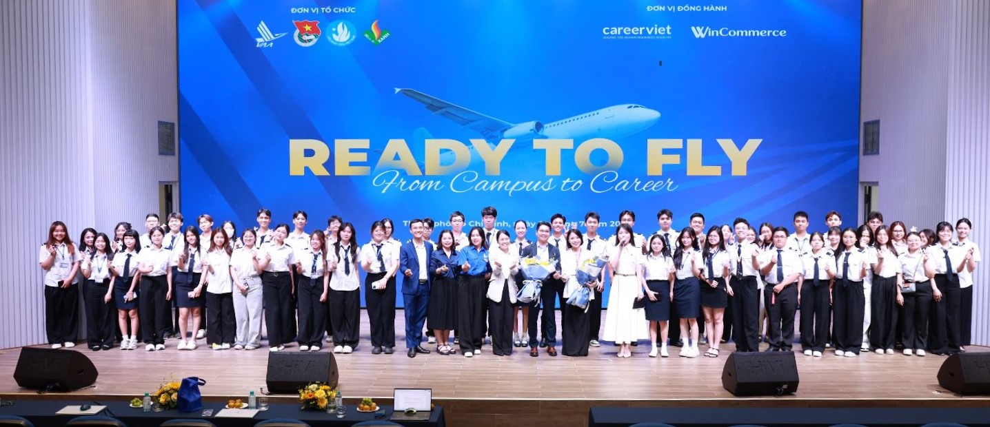 Chương trình “Hướng nghiệp cùng CareerViet” đã diễn ra thành công rực rỡ và trọn vẹn. Nguồn: Tuổi trẻ tình nguyện Học viện Hàng không Việt Nam