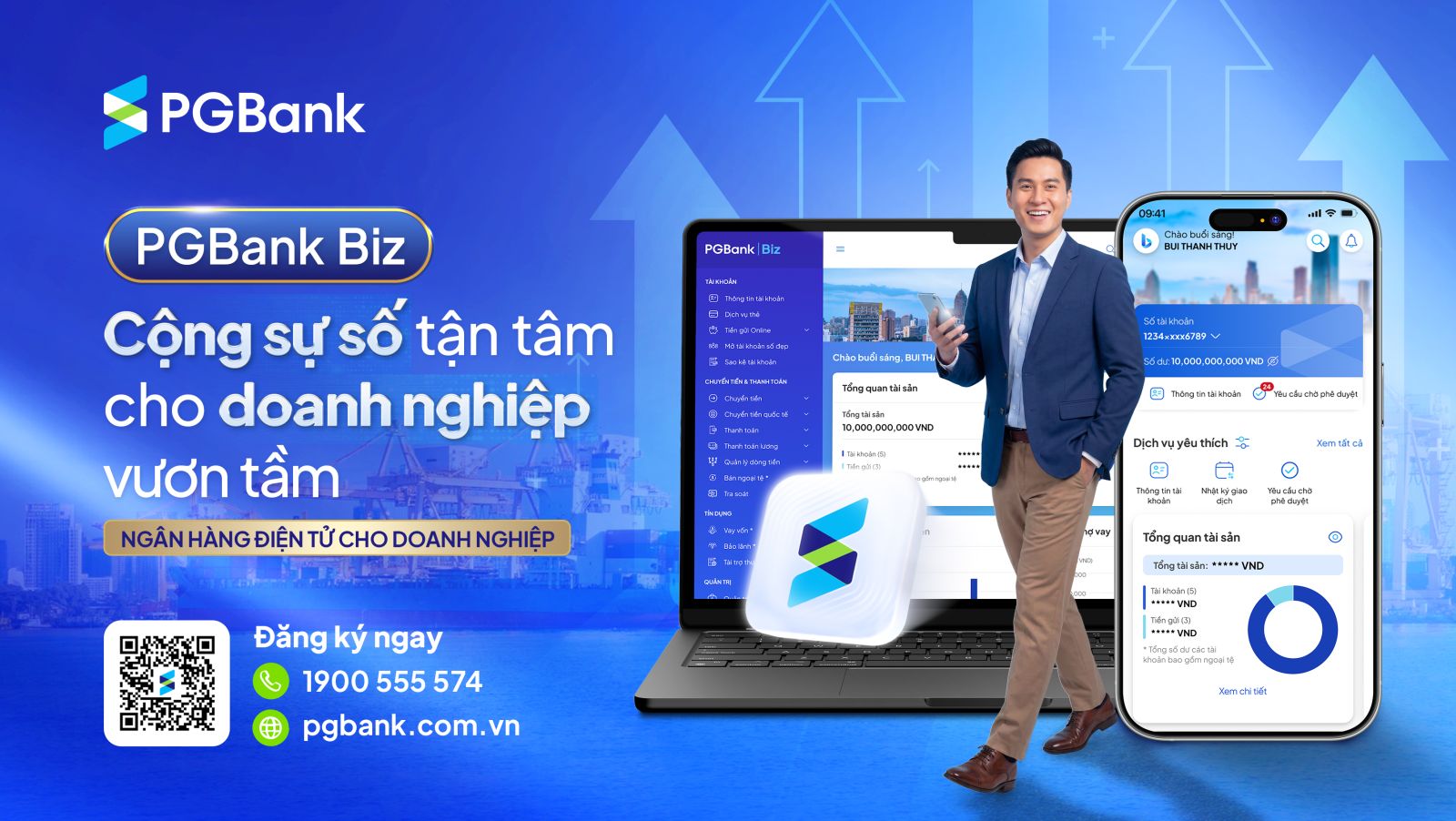 PGBank chính thức ra mắt nền tảng ngân hàng số hợp kênh PGBank Biz