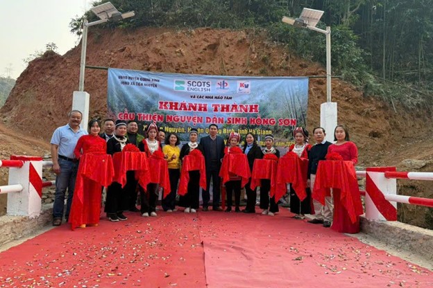 Dự án vì cộng đồng xây dựng cầu dân sinh Hồng Sơn, tỉnh Hà Giang – nối nhịp yêu thương, dựng xây tương lai.