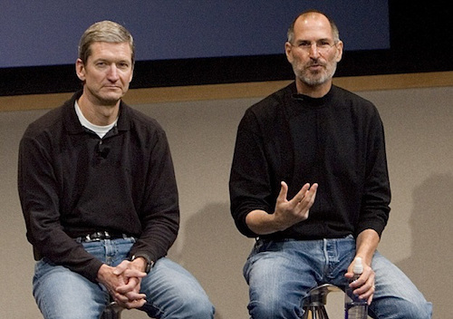 Tim Cook & Steve Jobs