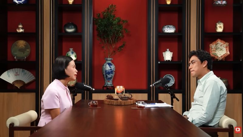 Bà Lưu Hoàng Hà - Chủ tịch Nami Energy thảo luận về chiến lược năng lượng xanh (Nguồn: Vietsuccess)