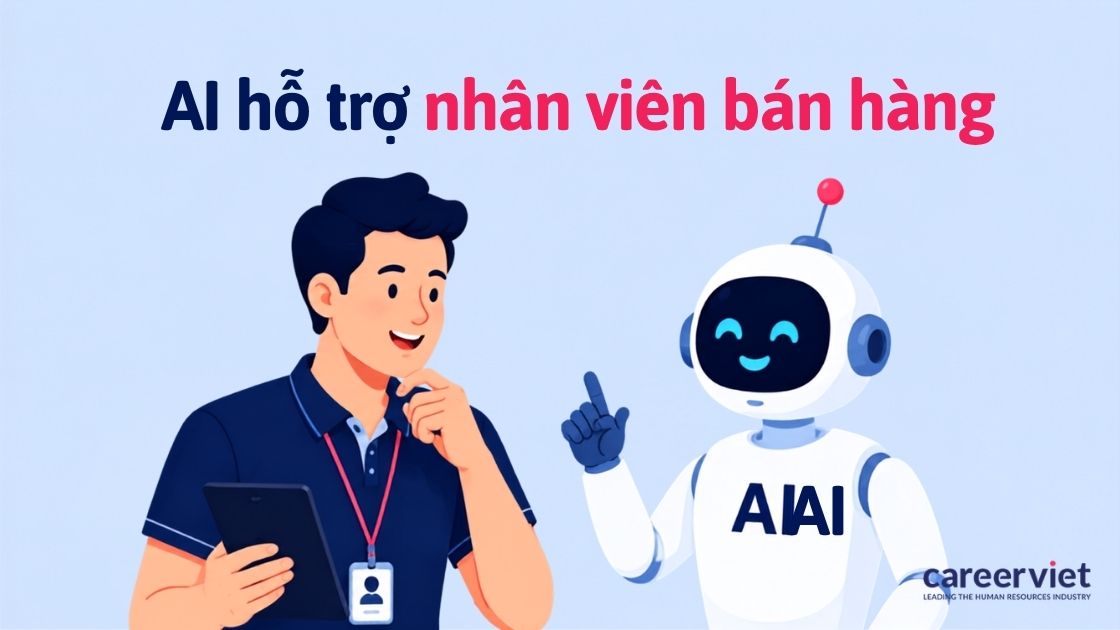 Phần việc AI làm thay và phần việc người bán giữ lại.