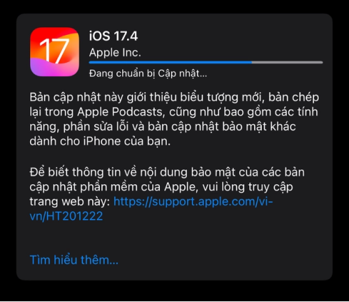 Apple chính thức tung ra iOS 17.4, cho phép cài đặt ứng dụng ngoài luồng không cần App Store