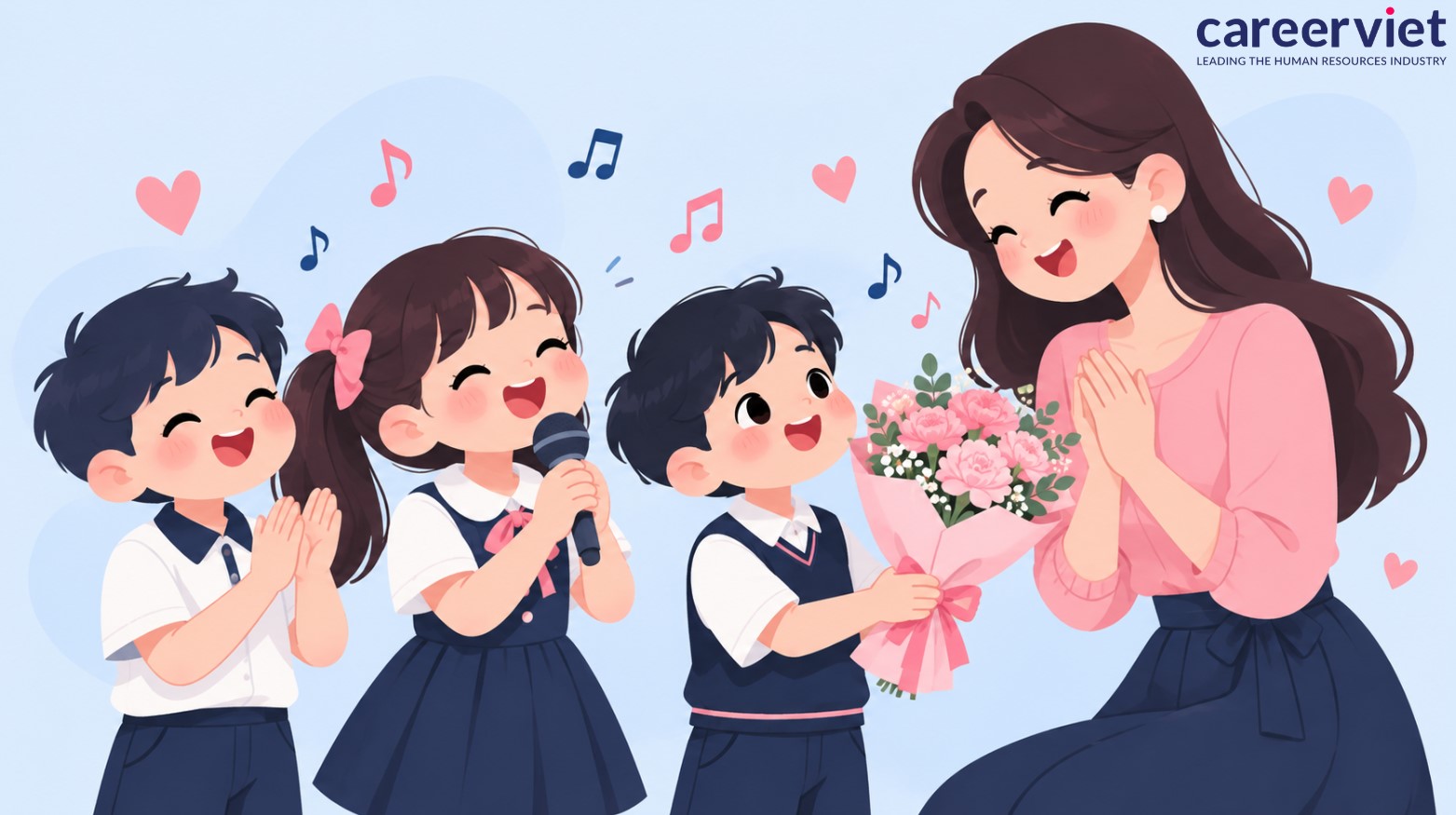 Bài hát thiếu nhi dành tặng 20/10