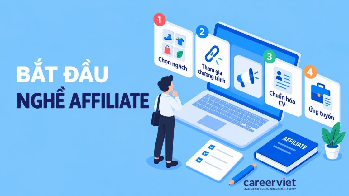 4 bước giúp người mới vào nghề affiliate marketing