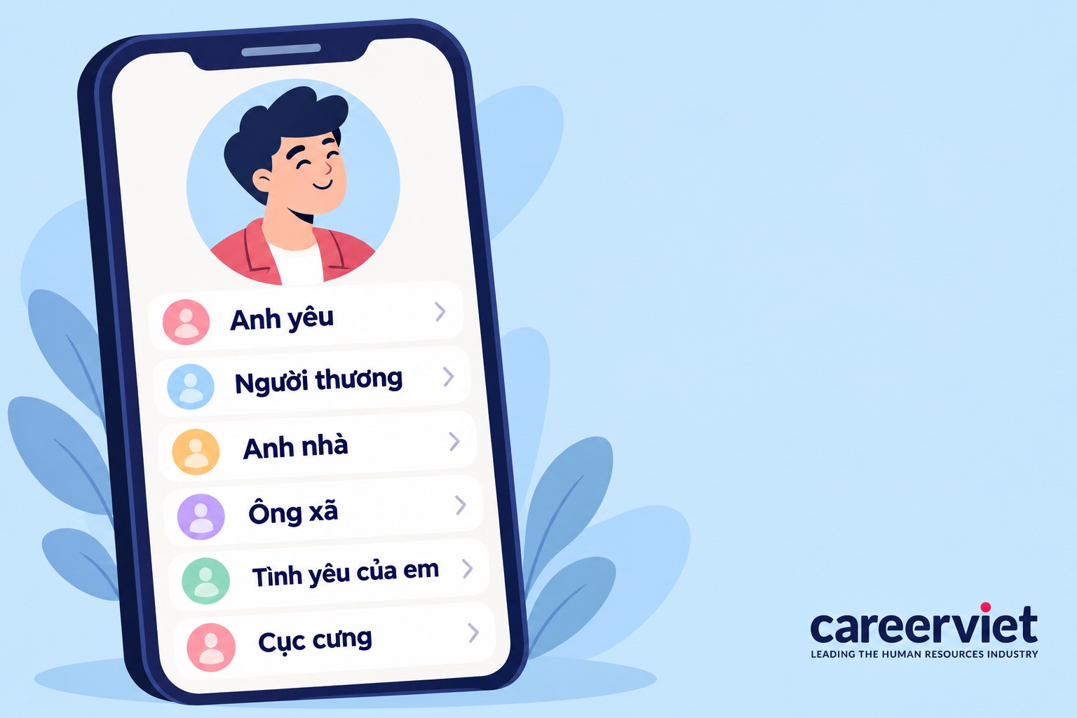 biệt danh cho người yêu nam phong cách tình cảm