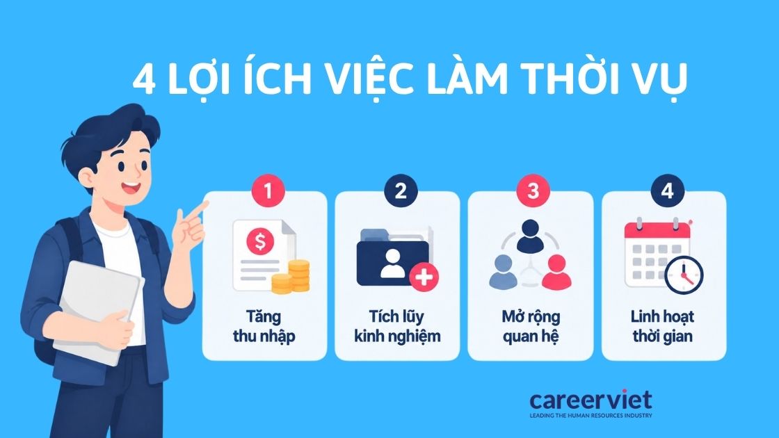 Lợi ích của việc làm thời vụ