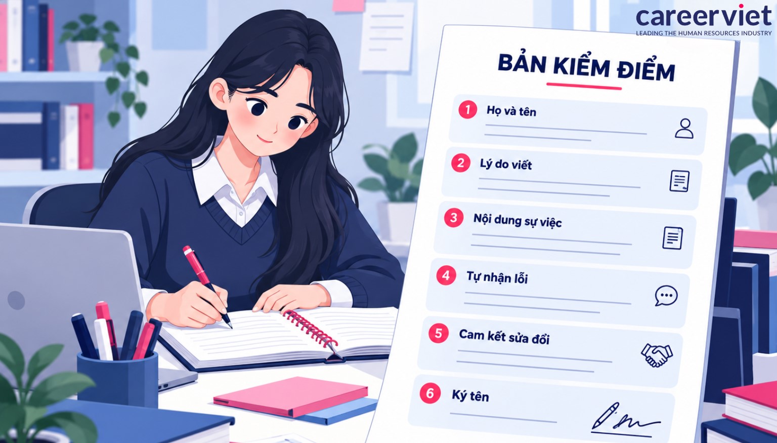  Bố cục bản kiểm điểm cá nhân