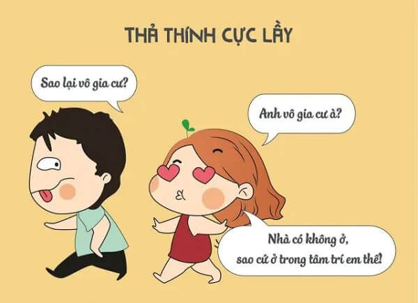 Stt thả thính hài hước, bá đạo