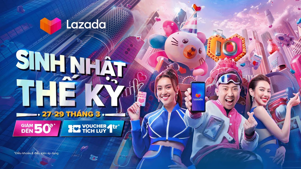 Dàn Celeb quảng cáo cho sinh nhật Lazada