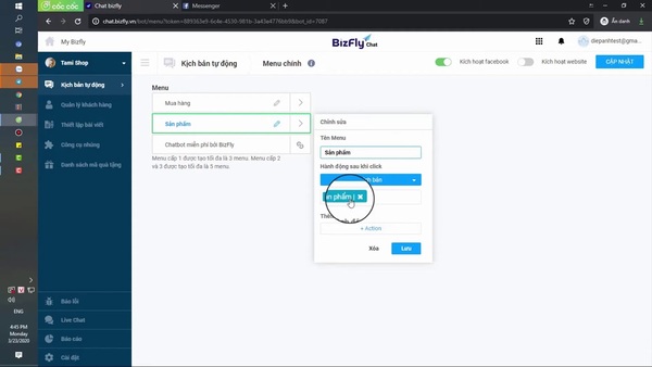 Phần mềm Bizfly chat