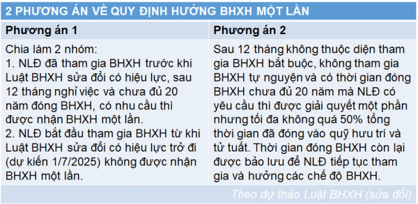 Cho rút BHXH một lần 50% thì lương hưu sau này sẽ rất thấp"