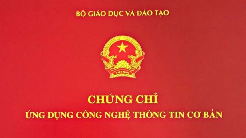 Chứng chỉ tin học văn phòng cơ bản