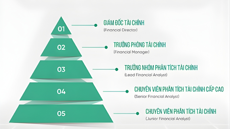 Các cấp bậc thăng tiến trong nghề phân tích tài chính