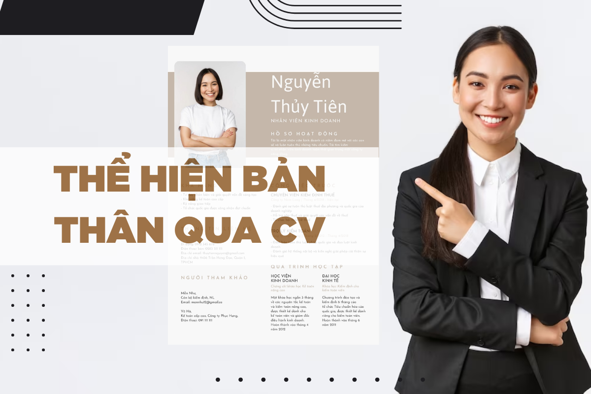 Cách viết CV đẹp sáng tạo 