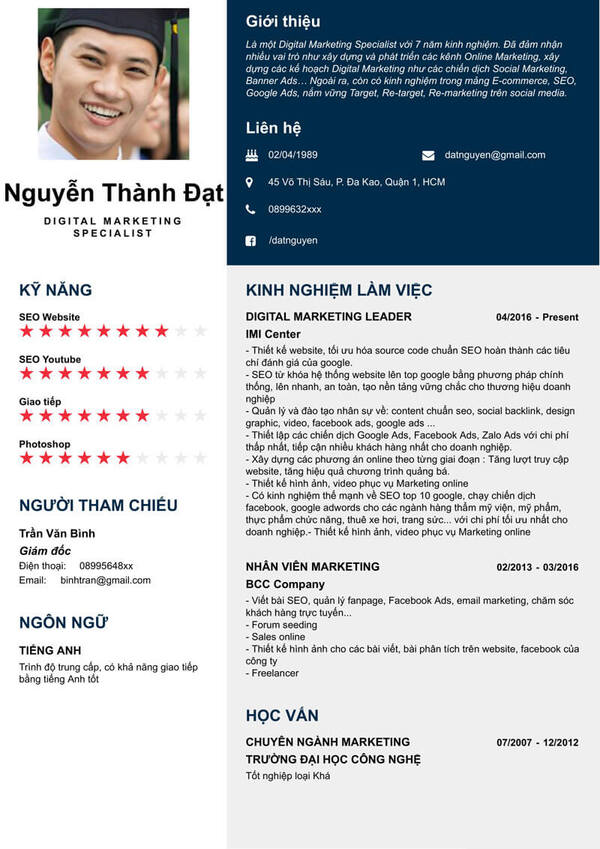 Các thông tin trên CV cần đảm bảo tính chính xác (Nguồn: Internet)