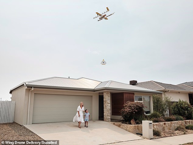 Wing đã cung cấp dịch vụ giao hàng bằng drone từ 2019.