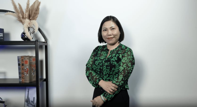 Chị Phạm Thị Ngọc Thuỷ - Giám đốc Ban Nghiên cứu Phát triển Kinh tế tư nhân (Ban IV)