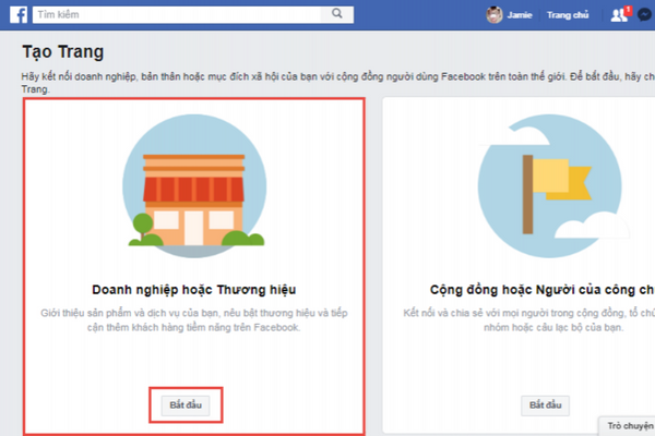 Hai loại fanpage Facebook hiện nay 