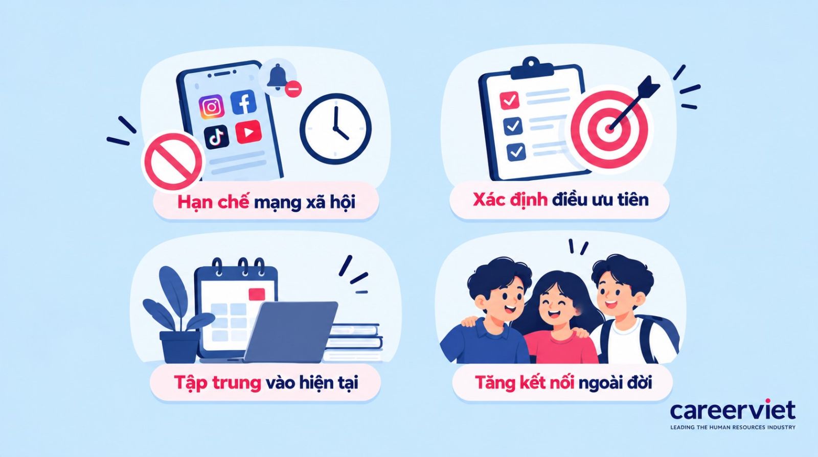 Cách cải thiện hội chứng FOMO