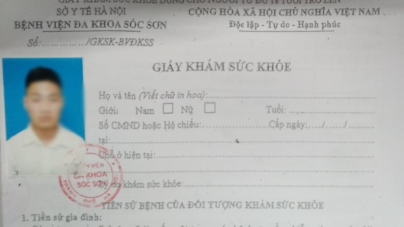 Giấy khám sức khỏe xin việc có giá dao động từ 200.000 cho tới 1.000.000 VNĐ