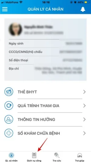 Hướng dẫn đăng ký nhận lương hưu qua tài khoản ngân hàng online