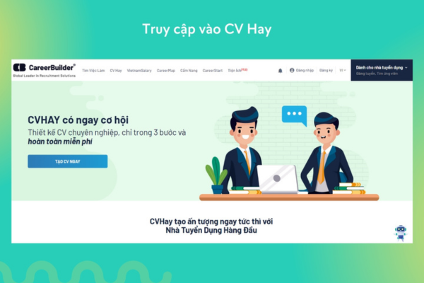 Truy cập vào CV Hay