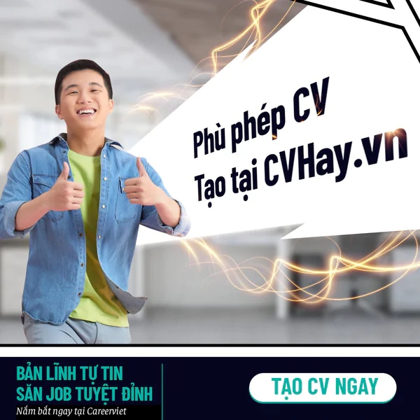 Tạo CV với 3 bước đơn giản từ CVHay.vn