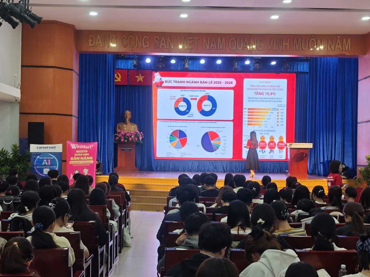 Đông đảo sinh viên tham gia Ngày Hội phỏng vấn. Nguồn: Wincommerce